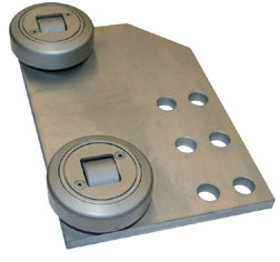 bearing and plate with thin dense chromium plating