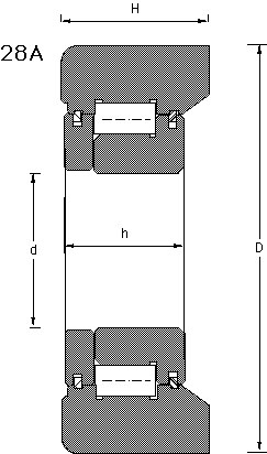 28A type mast roller bearing