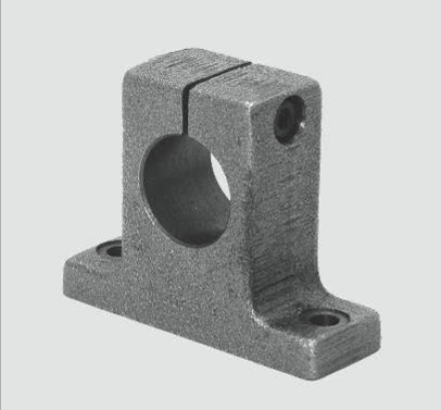 cast iron end support for linear shaft