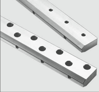 aluminium linear bearing shaft support rails for side mounting WU54