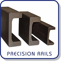 Precision channels (rails / steel profiles) for precision bearings