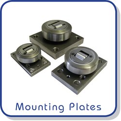 Mounting plates for combined bearings