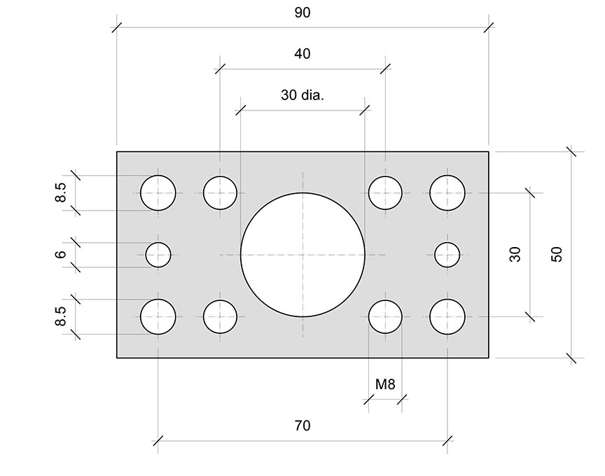 PL00 mounting plate