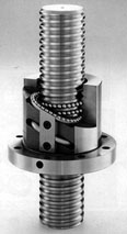 ball screw with flanged nut
