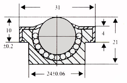 ball unit dimensions