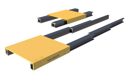 cantilevered combined roller bearing application