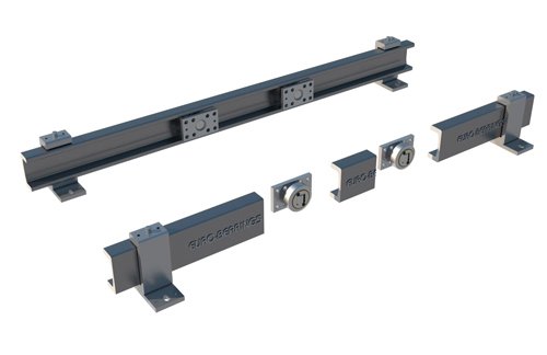 horizontal combined roller bearing application