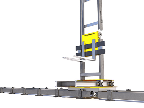 combined roller bearings pallet transfer application