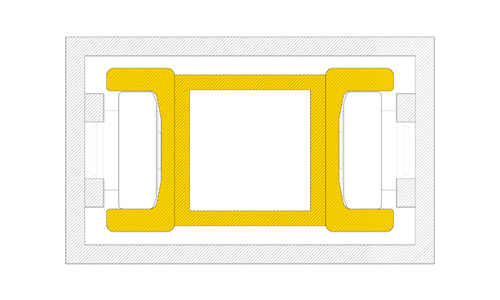 combined roller bearings telescopic lift