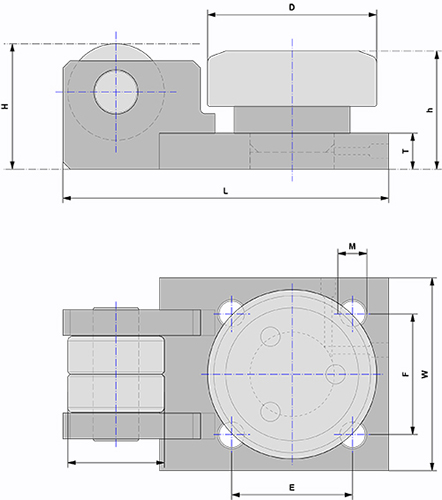 heavy duty combined bearing drawing