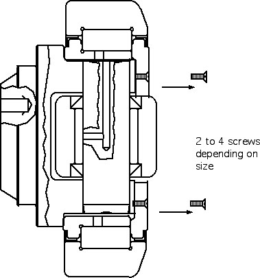 CR bearing disassembly