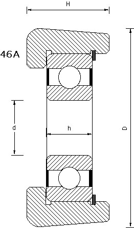 mast bearing type 46A