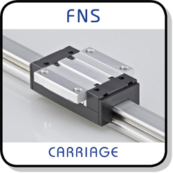 aluminium linear motion guidance system - flanged FNS carriage