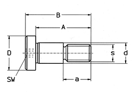 concentric spigot shaft for track guidance bearings