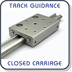 Track guidance linear motion