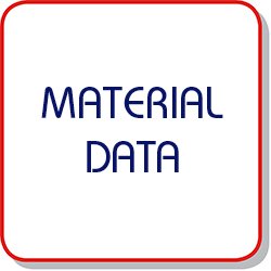 Material data for vee bearings