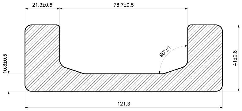 2810 hot rolled steel channel