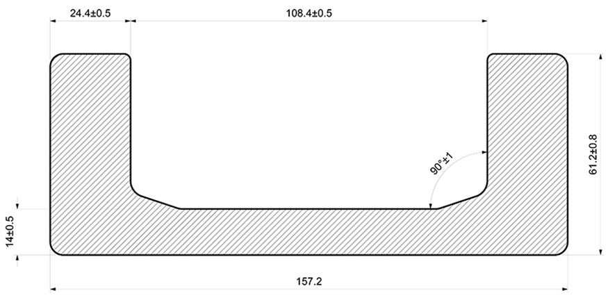 2862 hot rolled steel channel