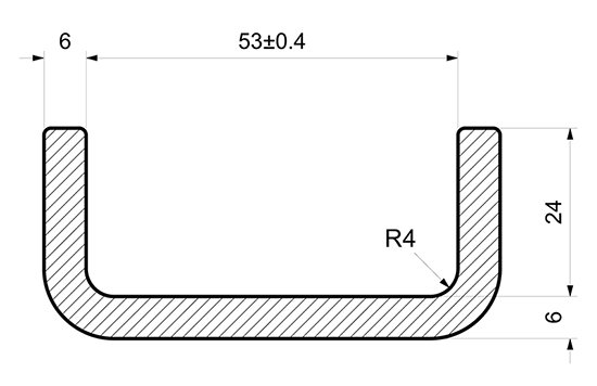 EC053 channel for combined bearings